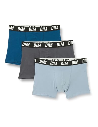 Dim 3er Pack Active thermoregulierende Boxershorts Sport Boxer Herren, Blau/Lila, XL von DIM