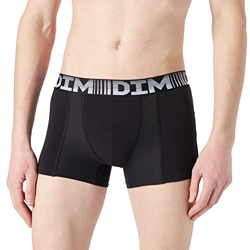 DIM Pack-2 Boxershorts Coton 3D Flex Air atmungsaktives Gewebe D01N1, bequemer und atmungsaktiver Mann für den täglichen Gebrauch mit modernem Design von DIM