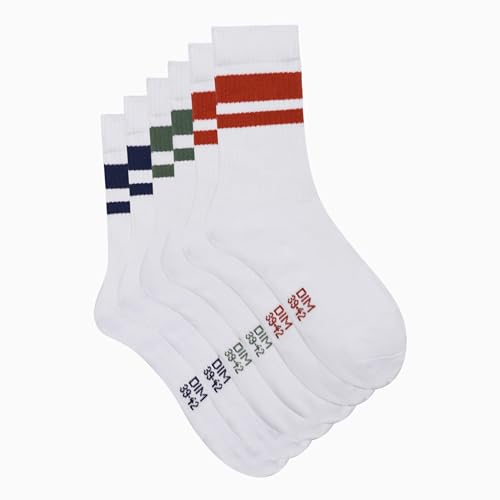 Dim 3x Socken Ecodim Sport & Lifestyle Herren, Flechtengrün/Chinablau/Kastanienbraun, 43-46 von DIM