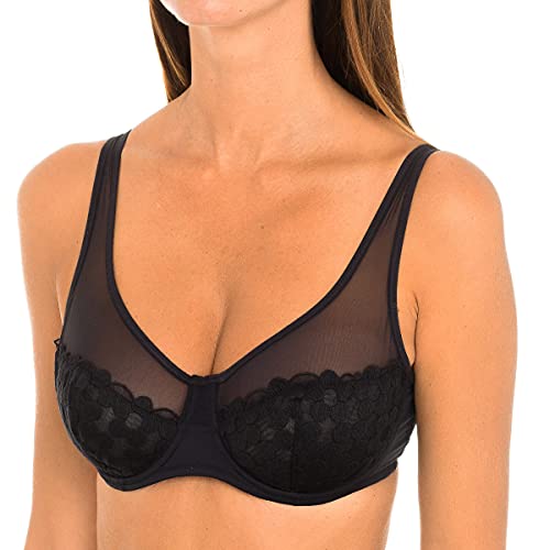 Dim Bh Bügel Generous Broderie Damen x1, Black, 85D von DIM