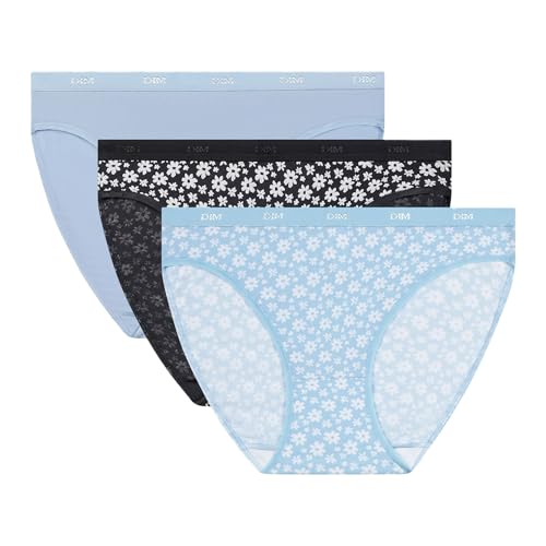 DIM 3er-Pack Slips aus Stretch-Baumwolle D4C17 für Damen von DIM