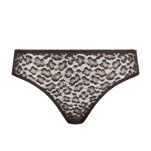 Dim Damen Slip Generous Klassische Limitierte Edition Leo Choco x1 Braun Roh XS von DIM
