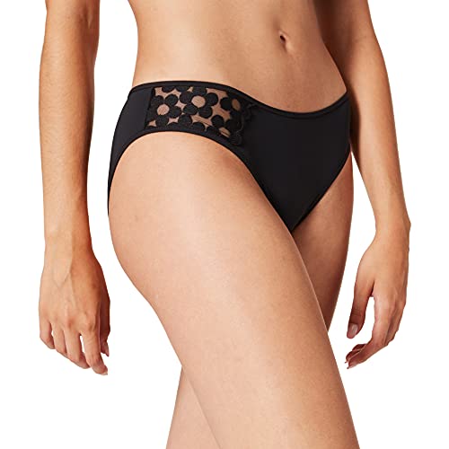 Dim Damen Slip Generous Stickerei x1 Schwarz M von Dim