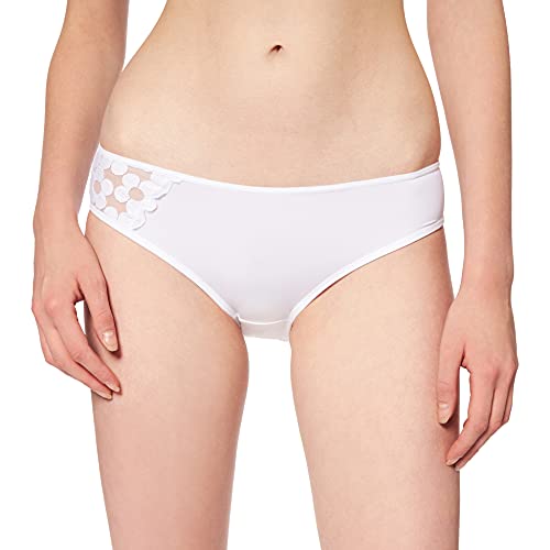 Dim Damen Slip Generous Stickerei x1 Weiß M von Dim