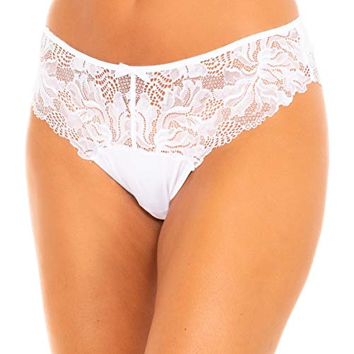 Dim Damen Slip mit Spitze Generous Essentiel x1 Weiß XS von Dim
