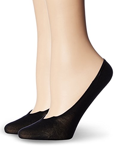 Dim Füßlinge Sneaker Socken Easy Day Invisifit Damen x2, Black, L-XL von DIM