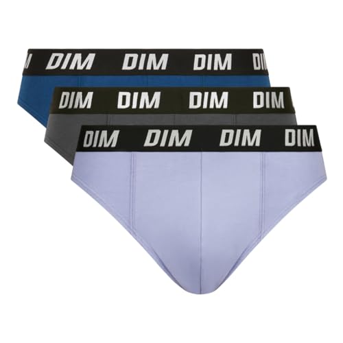 Dim Herren Slip mit Aktiver Thermoregulierung Dim Sport x3 Blau/Mauve XL von DIM