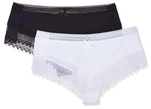 Dim Hipster Shorty Aus Spitze Sexy Fashion Damen x2, Multicolor, M von DIM