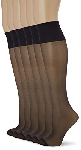 Dim Kniestrümpfe Beauty Resist Damen x6, Black, One Size von DIM