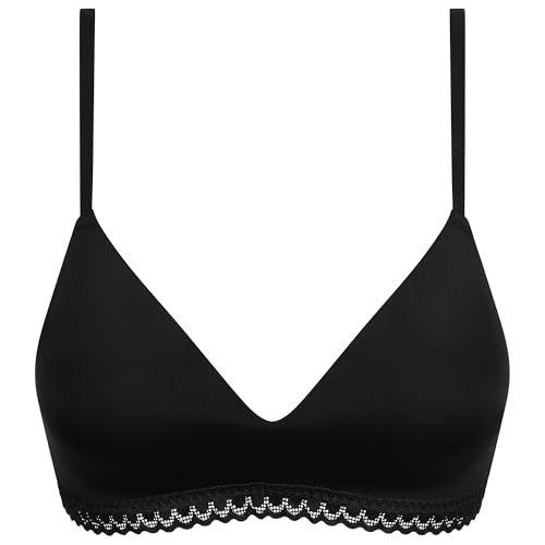 Dim Mikrofaser-BH ohne Bügel: Weiblichkeit und Komfort Daily Micro für Frauen x1 Schwarz 85C von Dim