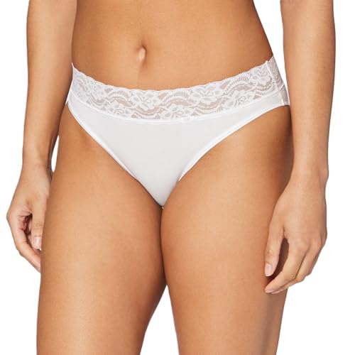 Dim Slip Baumwolle Plus Midi Feminine Damen x2, White, M von DIM