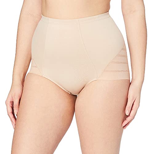 Dim Damen Slip Hohe Taille Diam's Control Medium Flacher Bauch-Effekt x1 Haut XXS von Dim
