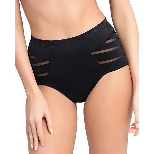 Dim Diam's Control Medium Slip für Frauen mit Flachbauch-Effekt x1 Schwarz XL von DIM