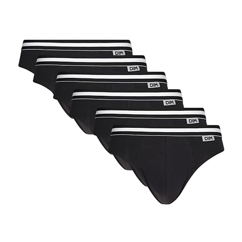 Dim Slip Ecodim Baumwolle Stretch Multipack Herren x6, Black, 3XL von DIM