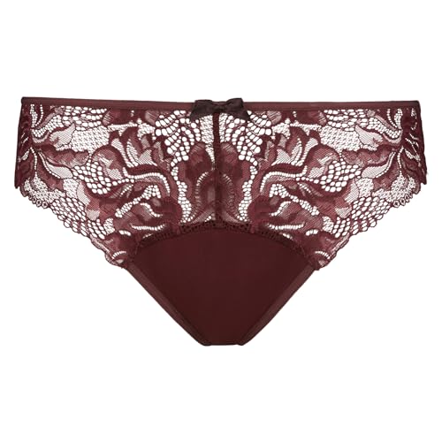 Dim Slip Generous Essentiel Aus Spitze Damen x1, Red, M von DIM