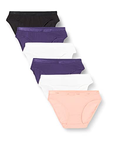 Dim Slip Les Pockets Ecodim Baumwolle In Verschiedenen Farben Weich Multipack Damen x6 Multicolor 34/36 von Dim