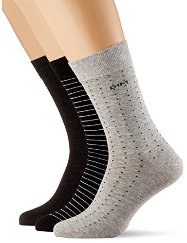 Dim Socken Baumwolle Style Baumwolle Herren x3, Multicolor, 43-46 von DIM