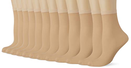 Dim Damen Socken Transparent Beauty Resist Perfekter Halt & Widerstand x12 Capri Einheitsgröße von DIM