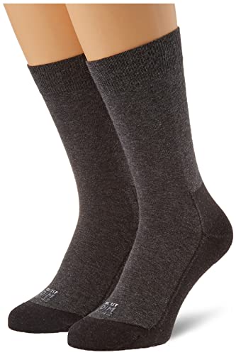 Dim Socken Ultra Resist Aus Verstärktem Stoff Herrensocken Wadensocken Herren x2, Grey, 43-46 von DIM