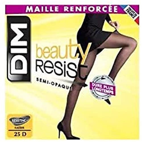 Dim Damen Strumpfhose Beauty Resist Semi Opaque x2 Schwarz L von DIM