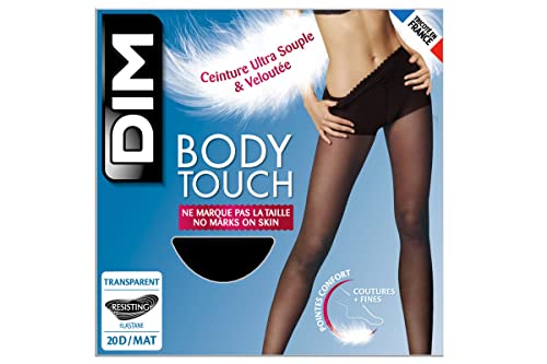 Dim Strumpfhosen Body Touch Voile Transparent Damen x1, Black, XXL von DIM