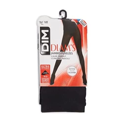 Dim Strumpfhosen Ultra-Opake Diam's Komfort Damen x1, Black, L-XL von DIM
