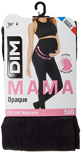 Dim Style Mama Schwangerschaftsstrumpfhose Damen x1, Black, XL von DIM