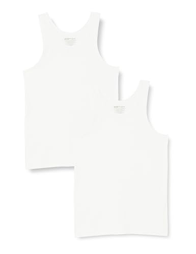 Dim Thermoregulierendes Herren Tanktop aus Baumwolle Dim Sport x2 Weiß S von DIM