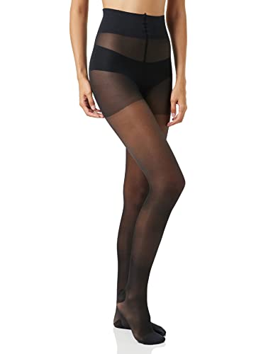 Dim Women Collant Perfect Contention Transparent 25d Strumpfhose, 25, Schwarz (Noir 0hz), Medium (Herstellergröße: 2) von DIM