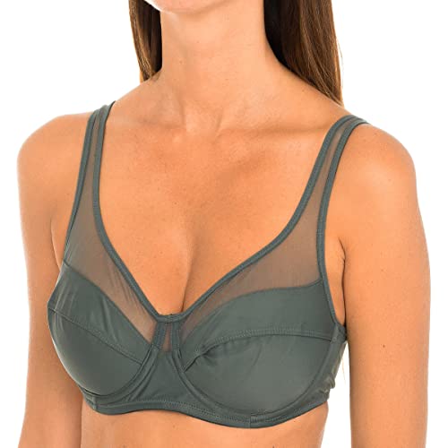 Dim Women Soutien-Gorge Generous BH, Grün/Grau, 90B von DIM