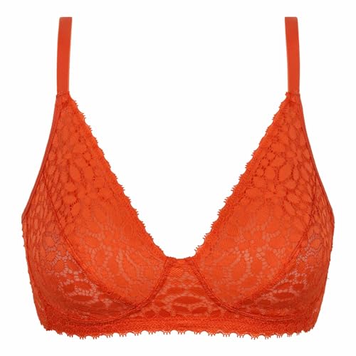 Dim ohne Bügel-Spitzen-BH Daily Dentelle für jeden Tag Damen x1, Rot, 85C von DIM