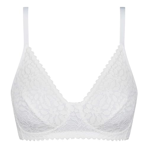 Dim ohne Bügel-Spitzen-BH Daily Dentelle für jeden Tag Damen x1, Weiß, 85B von DIM