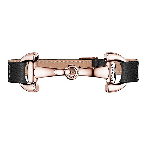 DIMACCI ARMBAND - ALBA PUR (Schwarz + Rosé Vergoldet Metall) von DIMACCI