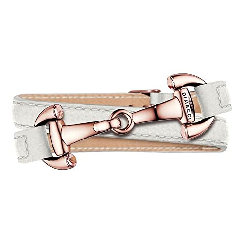 DIMACCI ARMBAND - ASCOT (Weiß + Rosé Vergoldet) von DIMACCI