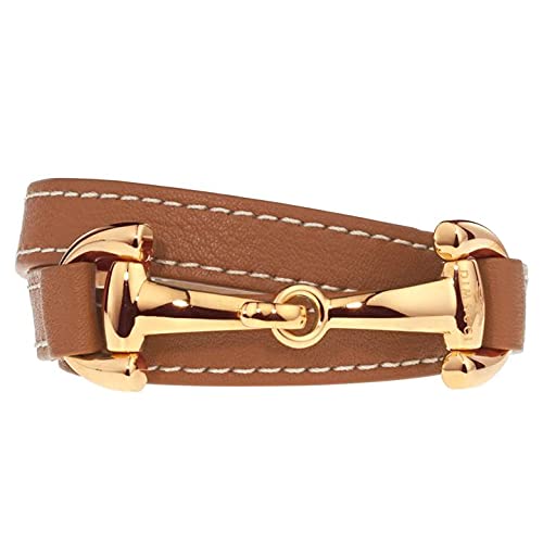 DIMACCI ARMBAND I BURGHLEY (Cognac + Rosé Vergoldet) von DIMACCI