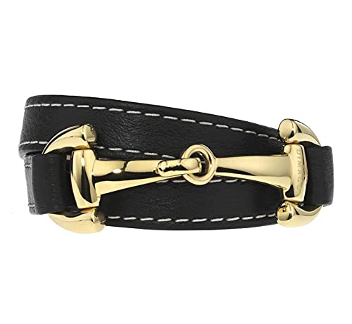 DIMACCI ARMBAND I BURGHLEY (Schwarz + Vergoldet) von DIMACCI