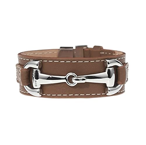 DIMACCI ARMBAND - ORSINI (Cognac + Edelstahl) von DIMACCI