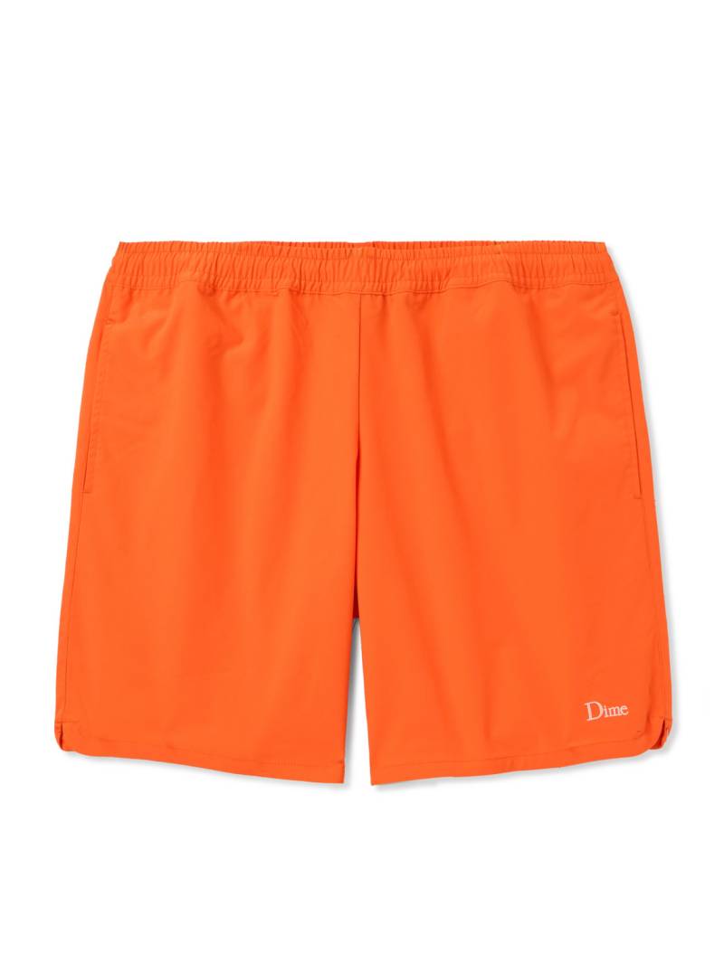 DIME - Classic Straight-Leg Logo-Embroidered Canvas Shorts - Men - Orange - XL von DIME