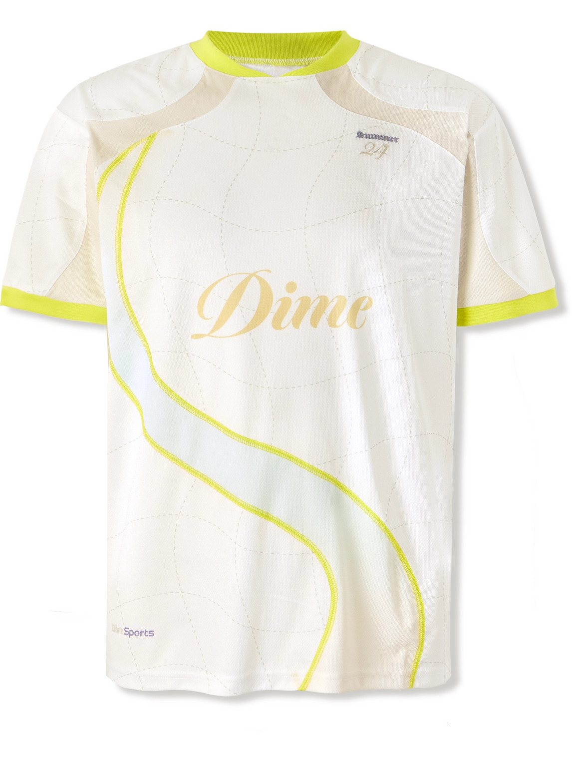 DIME - Logo-Detailed Printed Jersey T-Shirt - Men - Neutrals - S DIME - Logo-Detailed Printed Jersey T-Shirt - Men - Neutrals - S von DIME