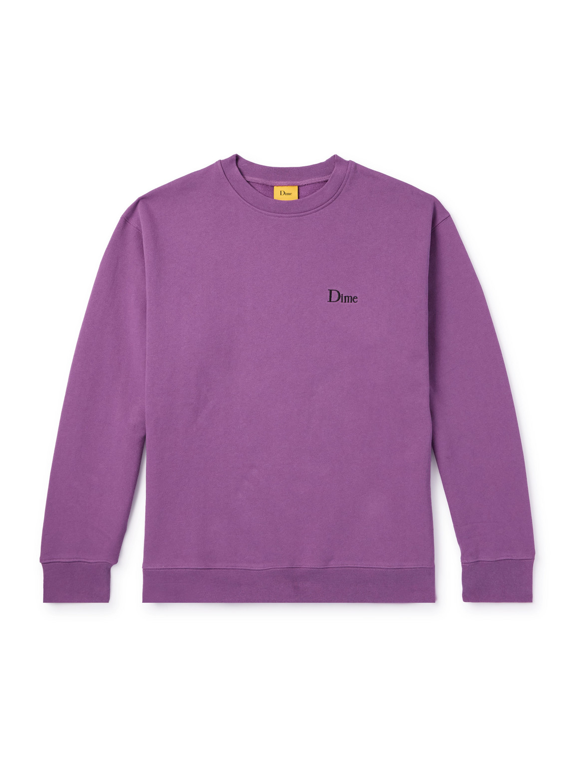 DIME - Logo-Embroidered Cotton-Jersey Sweatshirt - Men - Purple - XL von DIME