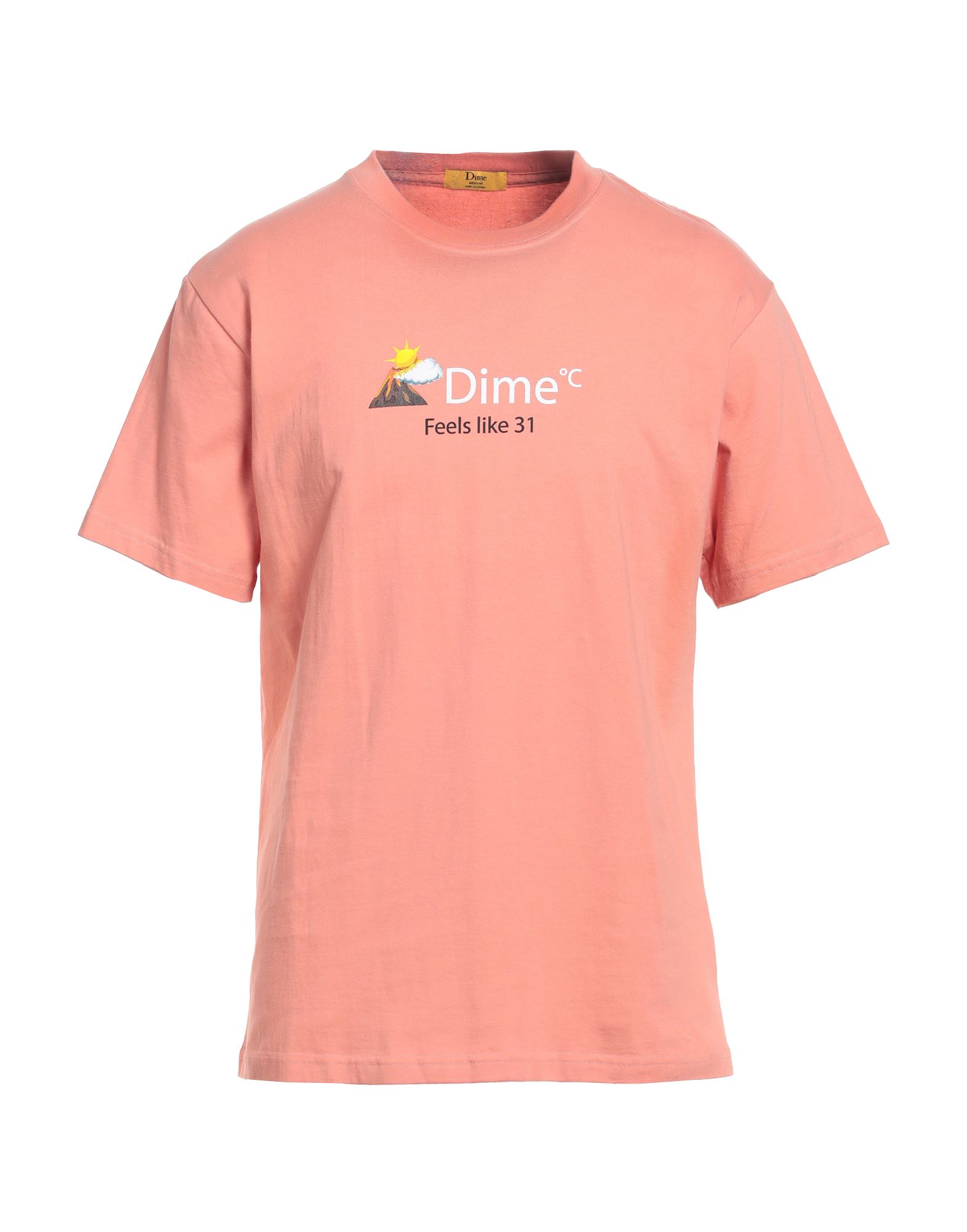 DIME T-shirts Herren Lachs von DIME