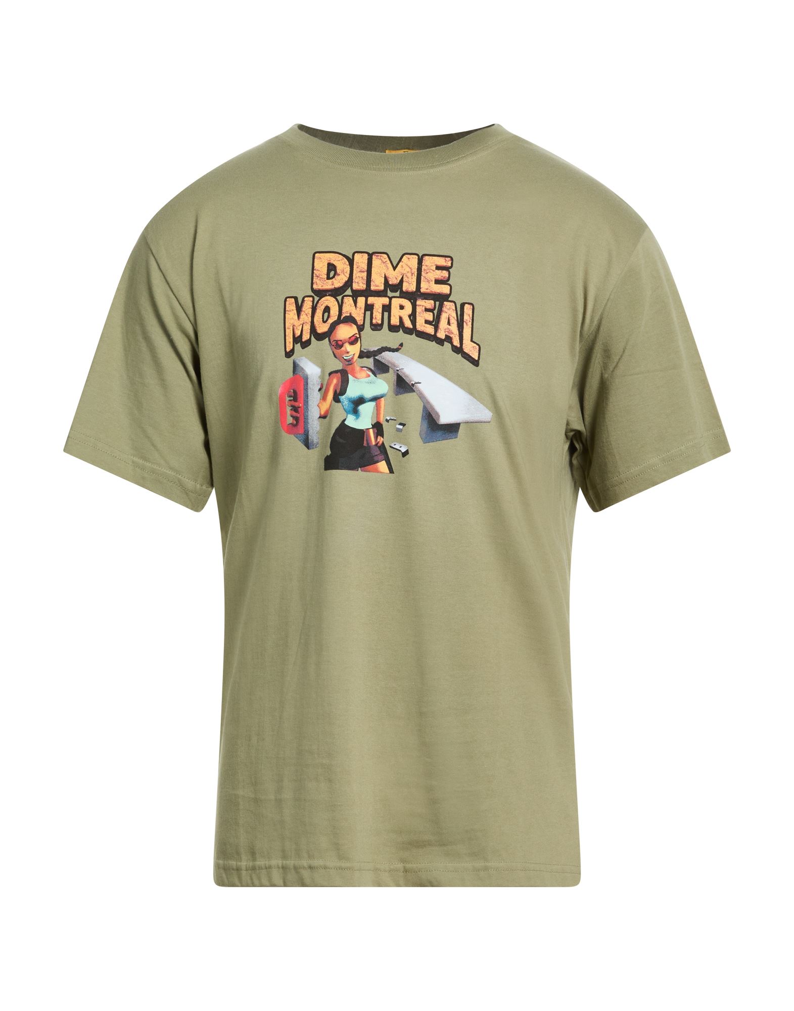 DIME T-shirts Herren Militärgrün von DIME
