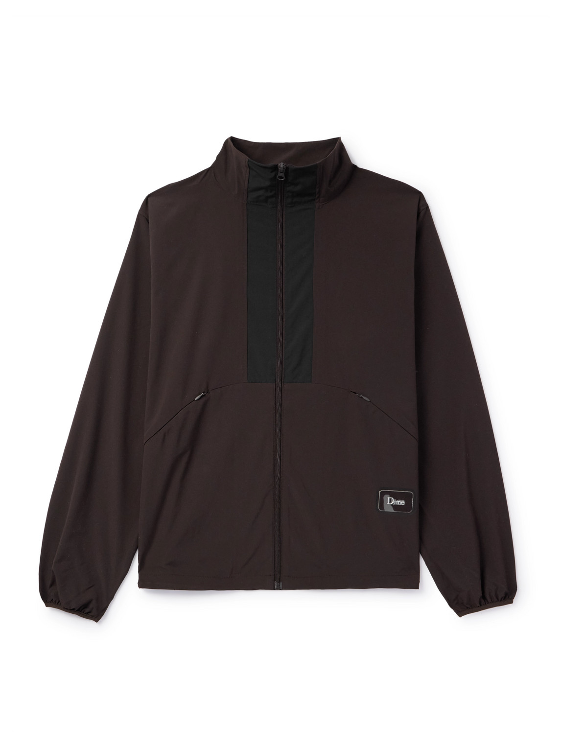 DIME - Trail Windbreaker Logo-Appliquéd Shell Jacket - Men - Brown - L von DIME