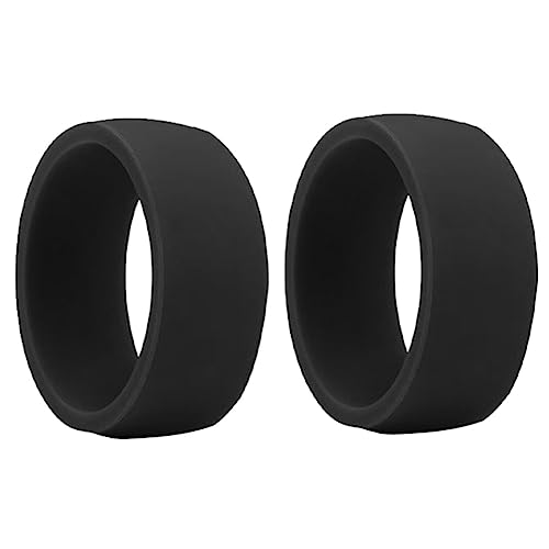 DINESA 2 Stück, Beliebt für Männer und Frauen, Silikon-Cool-Ringe, Silikon-Ehering, Umweltfreundlicher Outdoor-Sportring, 8,7 Mm, 13 von DINESA