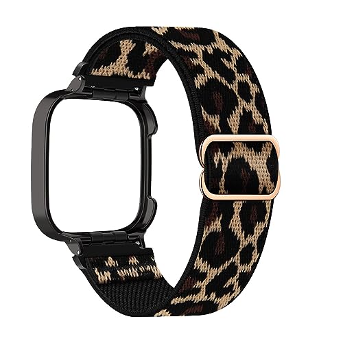 Armband Kompatibel mit Xiaomi Redmi Watch 3 Active Armbänder Nylon Weben Verstellbares Atmungsaktive Sport Weiches Damen Herren Ersatzarmband für Xiaomi Redmi Watch 3 Active Armband (22) von DINGK