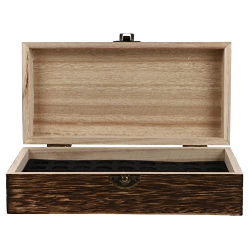 DINHEAROM 1 Stück Fächer Holzbox für Ätherische Öle Tragbarer Aufbewahrungsbehälter für Flaschen Stoßfest Ausstellen Perfekter Organizer für Aromatherapie und Duftöle von DINHEAROM
