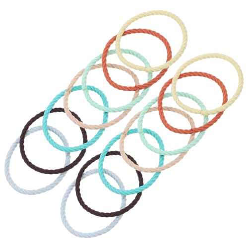 DINHEAROM 100stücke Haargummis Für Frauen Elastische Haargummis Für Haarschmuck Für Mädchen Haarstyling-accessoires Für Dünnes Haar von DINHEAROM