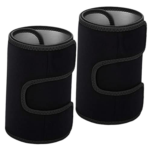 DINHEAROM Oberschenkel Schweißbänder für Frauen Verstellbare Sauna Bänder Schweißgürtel zum Abnehmen von Oberschenkelfett Fitness Accessoires für Sport zum Laufen Yoga und Bodybuilding von DINHEAROM