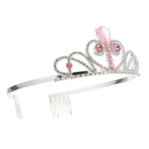 DINHEAROM Stirnband für Mädchen 1 Stück Strass Haaraccessoire Party Dekoration Prinzessin Kostüm für Geburtstagsfeiern und Besondere Anlässe von DINHEAROM