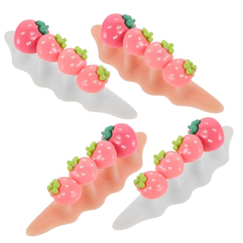 DINHEAROM 2sätze Silikon-zehenspreizer Pediküre Und Nailart Wiederverwendbar Und Waschbar Ergonomisches Design Für Damen Und Herren von DINHEAROM